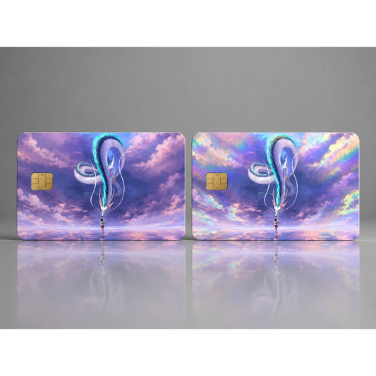 Spirited Away Chihiro and Haku Dragon Credit Card Skin