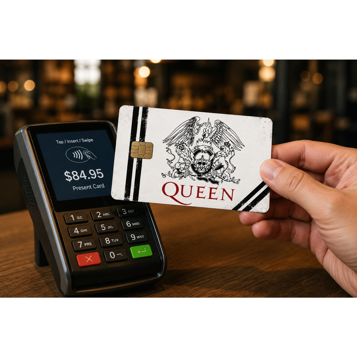 Queen Credit Card Skin Classic Rock Debit Card Vinyl Sticker