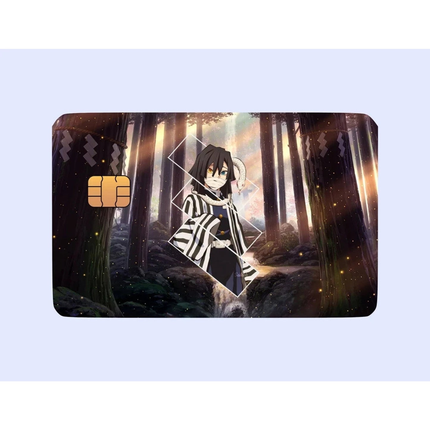 Obanai Iguro Demon Slayer Themed Credit Card Skins Anime Inspired Debit Credit