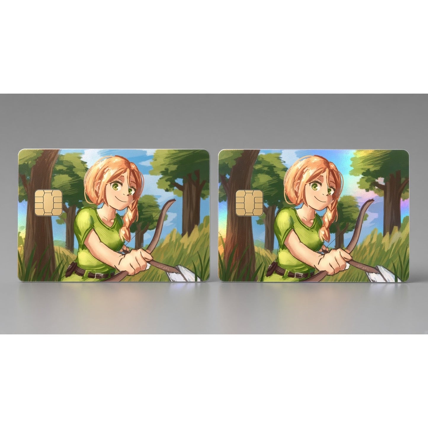 Alex Scouting the Overworld Minecraft Debit Card Credit Card Skin