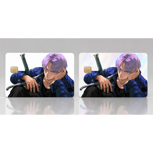 Trunks A Warrior's Repose Dragon Ball Z Debit Card Credit Card Skin
