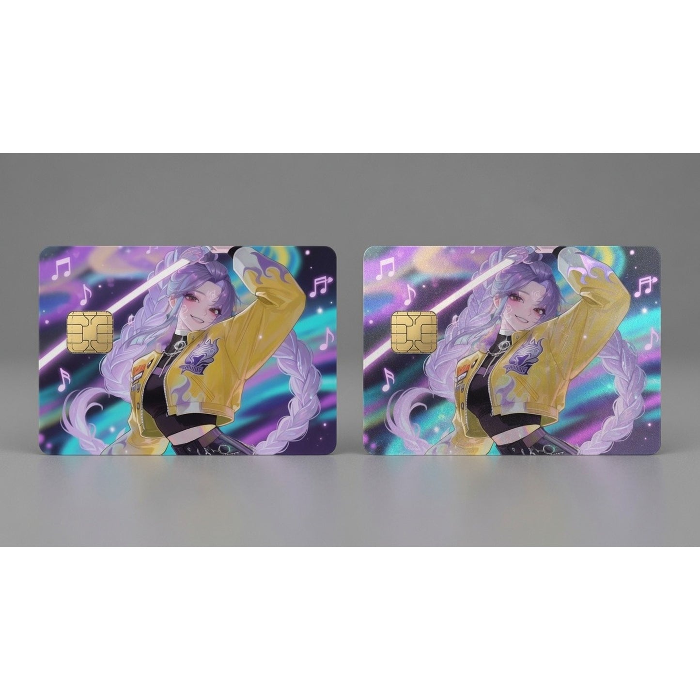 Rumi’s Neon Sword Performance HUNTR/X Huntrix Debit Card Credit Card Skin