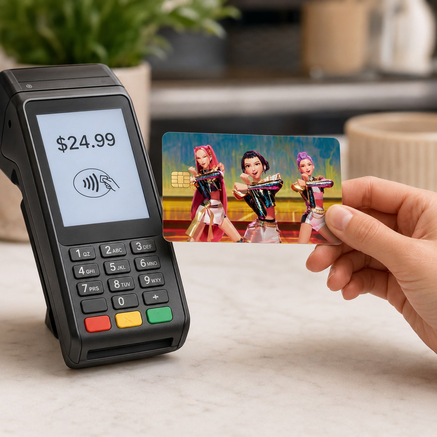 HUNTR/X's Perfect Choreography K-pop Demon Hunters Debit Card Credit Card Skin