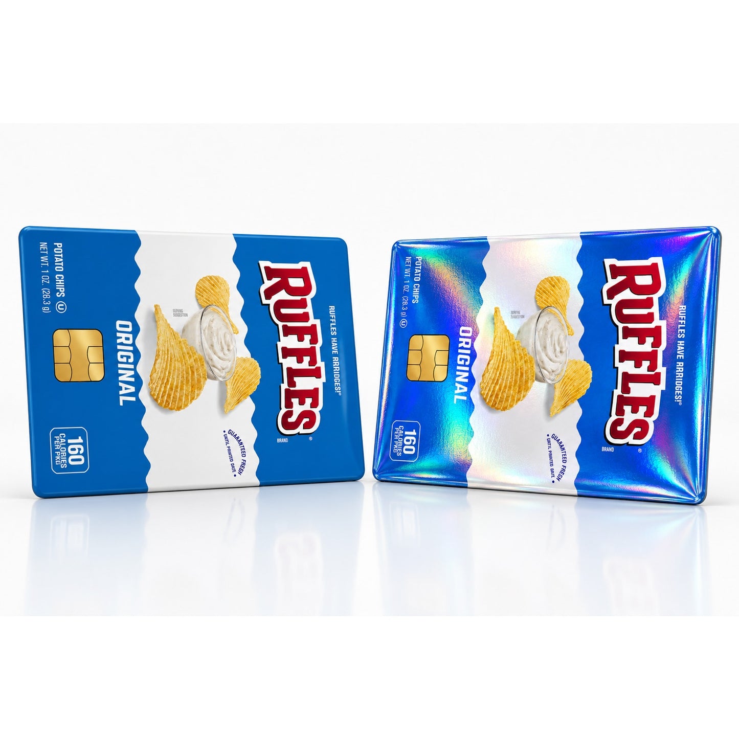 Ruffles Potato Chip Original Snack Bag Credit Card Skin Vinyl Sticker Debit Card