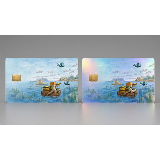Minecraft Alex Ocean Map with Allays Credit Card Skin