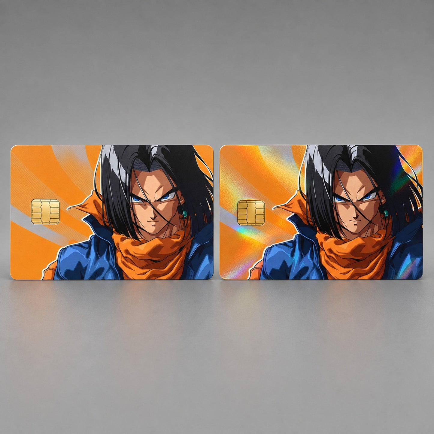 Android 17's Unyielding Focus Dragon Ball Z Debit Card Credit Card Skin