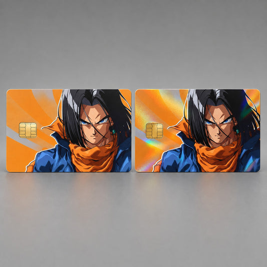 Dragon Ball Z Android 17 Unyielding Focus Credit Card Skin