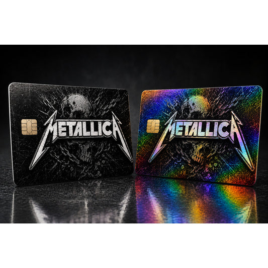 Metallica Heavy Metal Credit Card Skin Debit Card Vinyl Sticker