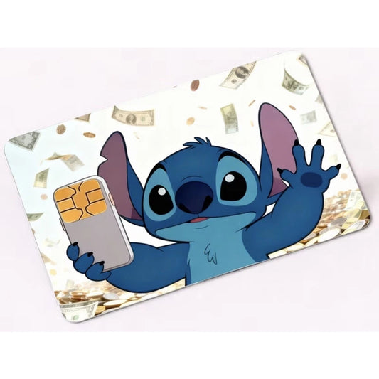 Stitch | Credit Debit Bank Card Sticker Skin | Vinyl | Decal | fun Cover