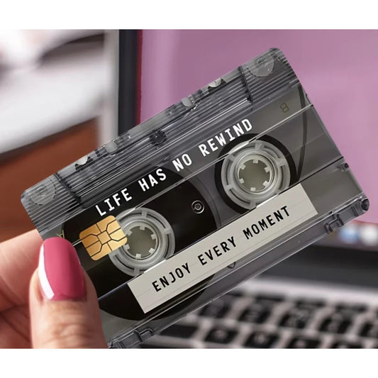 Retro Cassette | Credit Debit Bank Card Sticker Skin | Vinyl | Decal | fun Cover