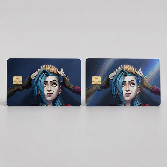 Jinx's Bullet Crown Debit Card Skin | League of Legends