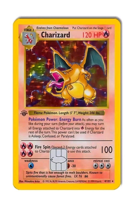 POKEMON Holographic Debit/Credit Card Skin Decal