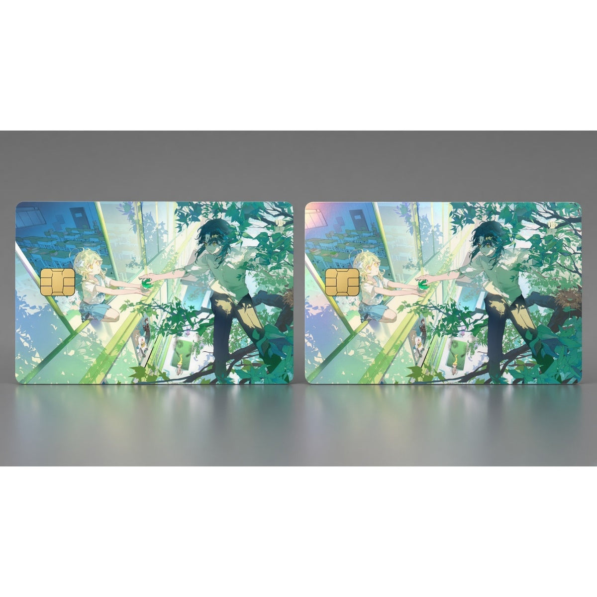 Lumine & Xiao's Hidden Garden Exchange Genshin Debit Card Credit Card Skin