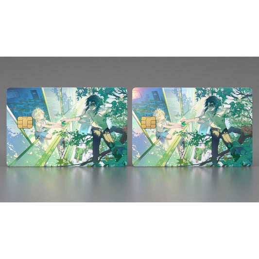 Lumine and Xiao Credit Card Skin | Genshin Garden