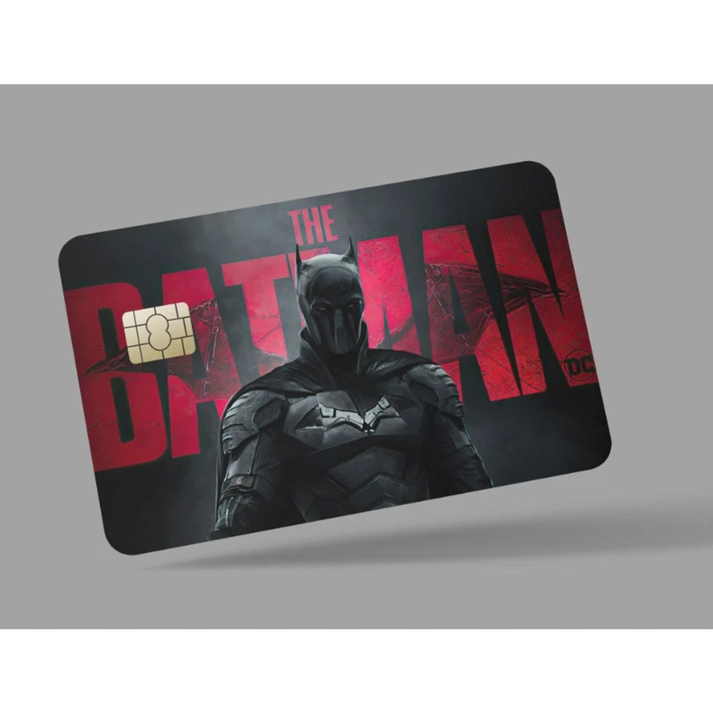 Black and Red The Batman credit card skin & DEBIT CARD,TROLLEY & GYM
