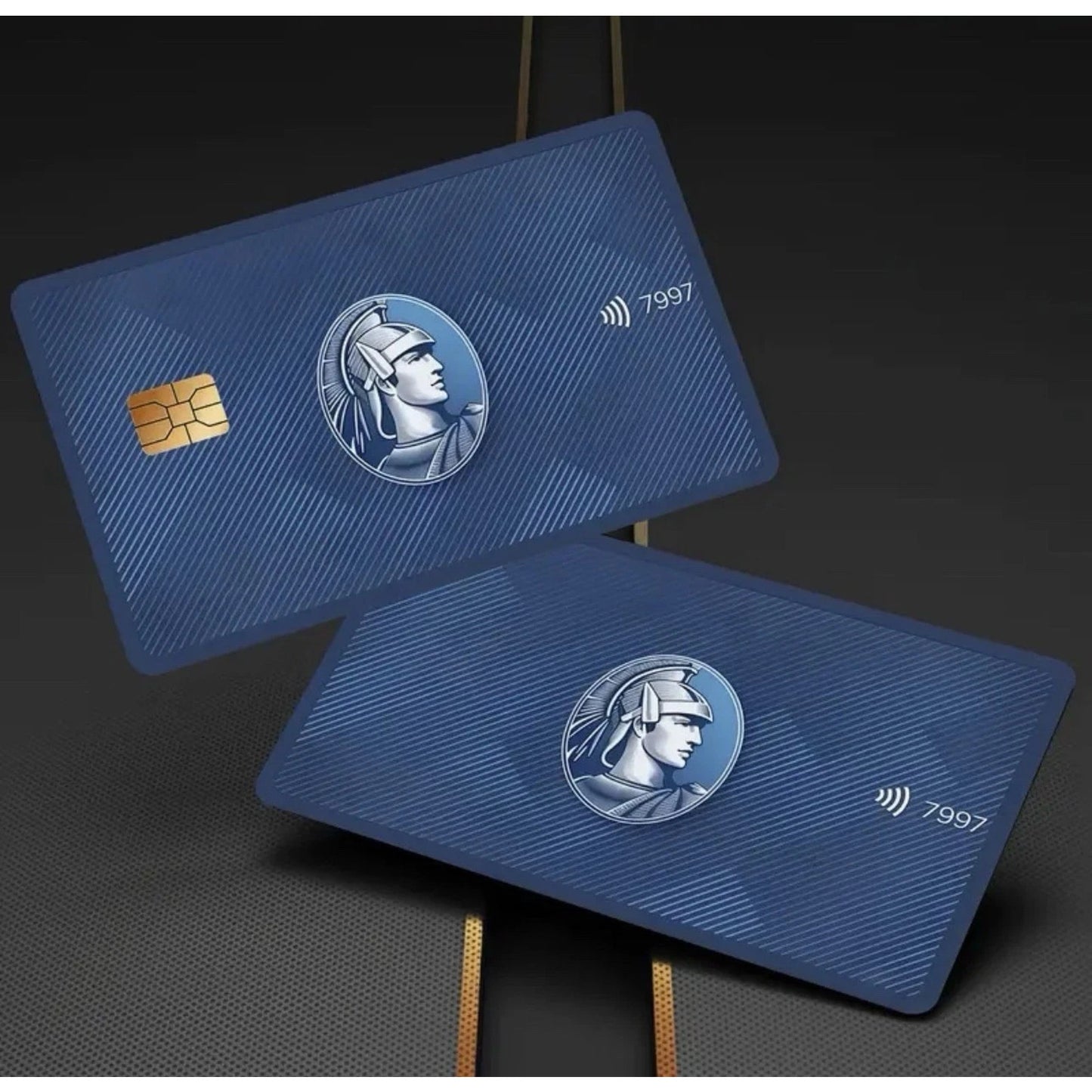 AMEX AMERICAN EXPRESS CENTURION Credit Debit Card Skin Cover Sticker Set 2PCS