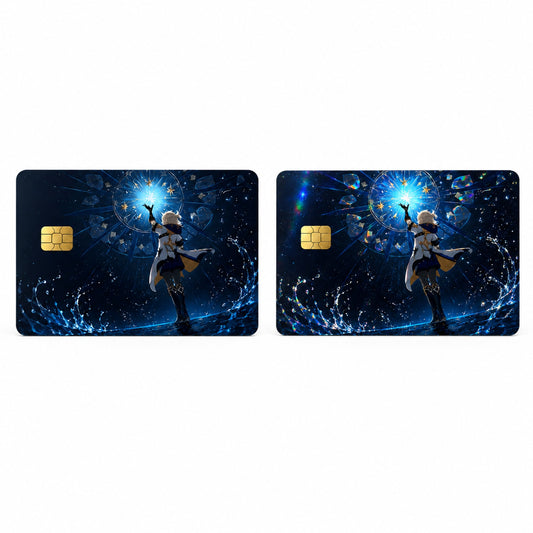 Albedo Touching the Cosmos Genshin Credit Card Skin Sticker