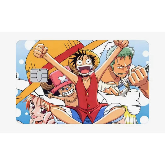 Anime One Piece Credit Card Sticker Skin Small Chip Debit Bank