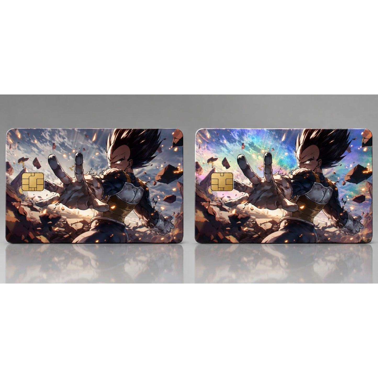 Prince Vegeta's Shattering Might Dragon Ball Z Debit Card Credit Card Skin