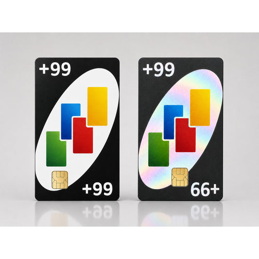 UNO Plus 99 Wild Card Debit Card Credit Card Skin