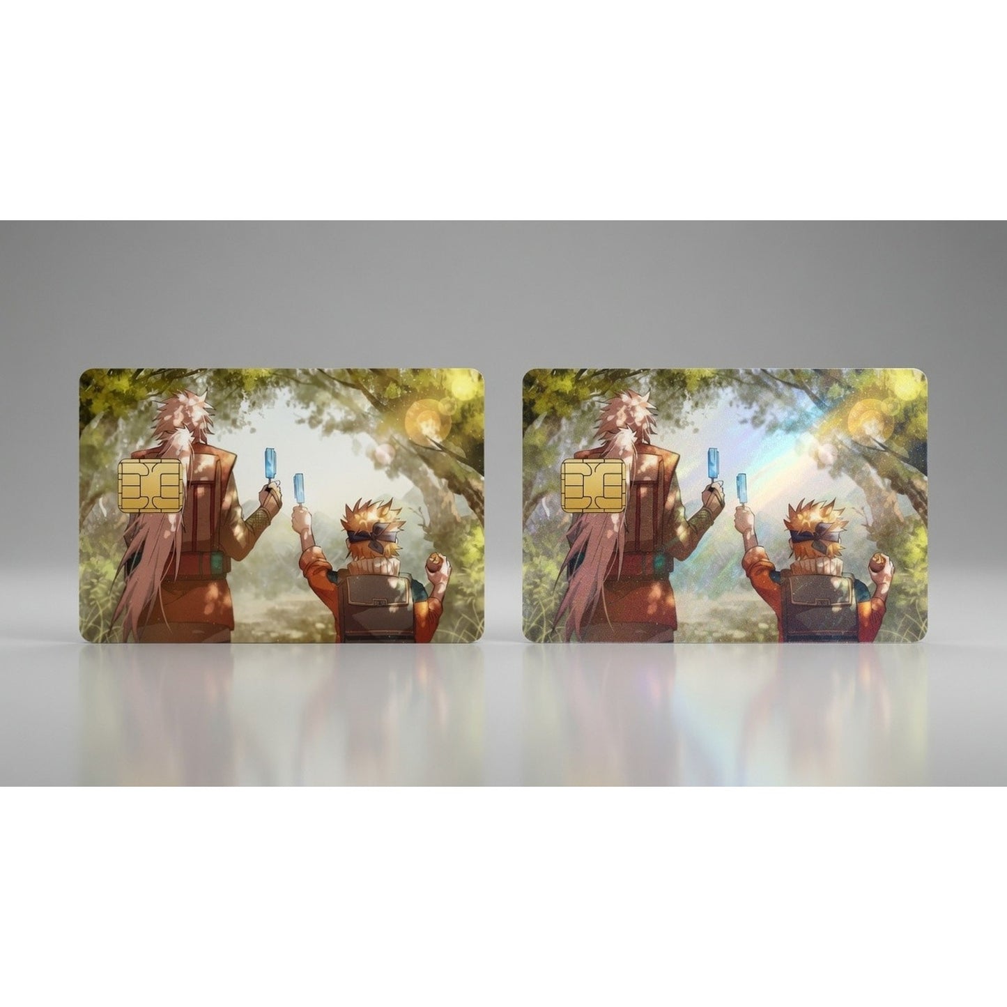 Jiraiya and Naruto Popsicle Treat Naruto Debit Card Credit Card Skin Sticker