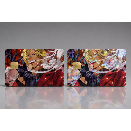 Vinsmoke Sanji Prep for Battle Scene One Piece Debit Card Credit Card Skin