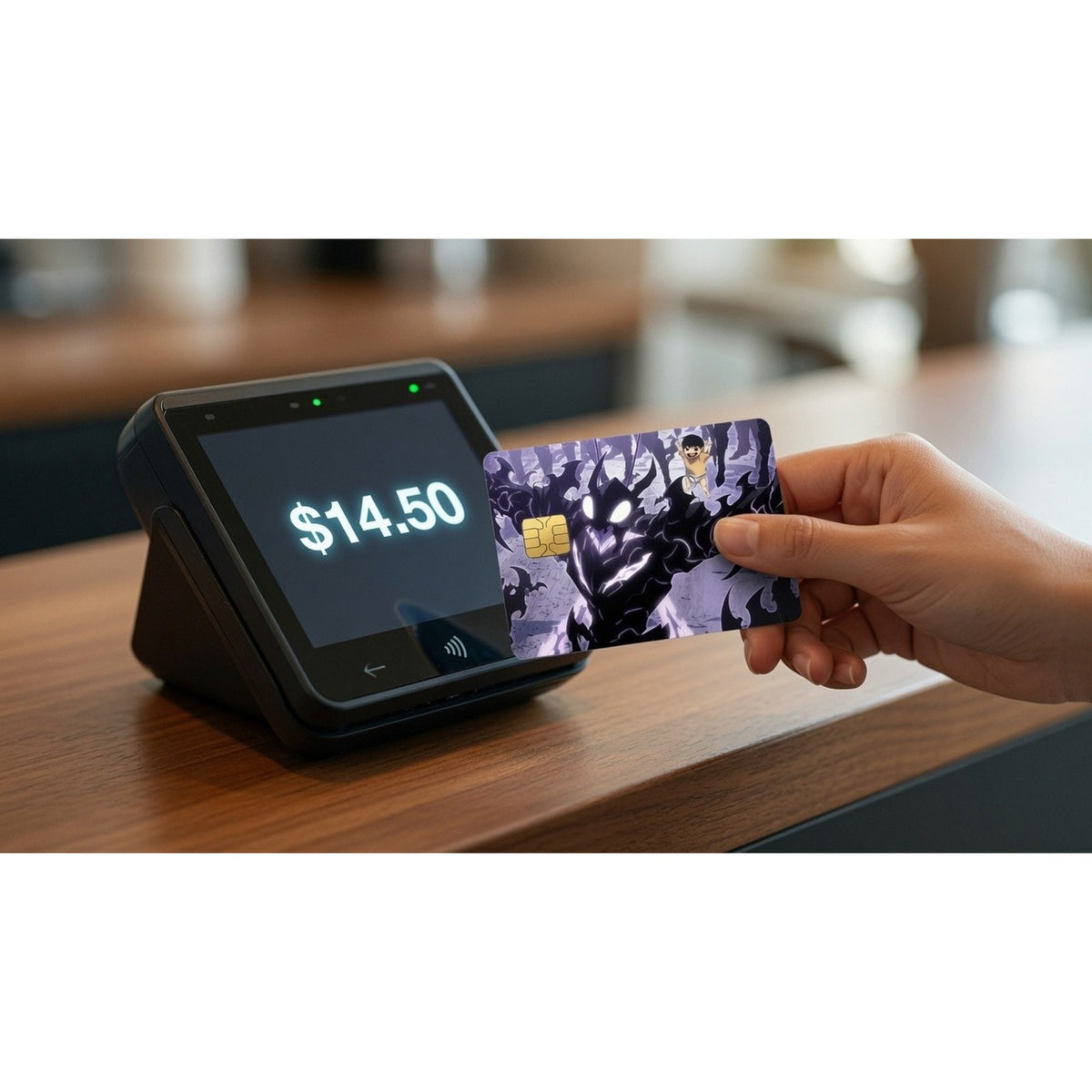 Beru & Young Su-Ho Royal Babysitting Solo Leveling Debit Card Credit Card Skin