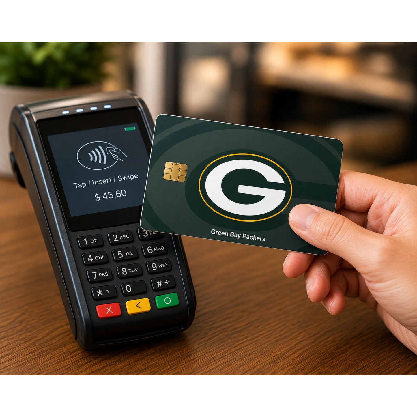 Green Bay Packers Credit Debit Card Skin Decal NFL Football Vinyl Sticker Sports