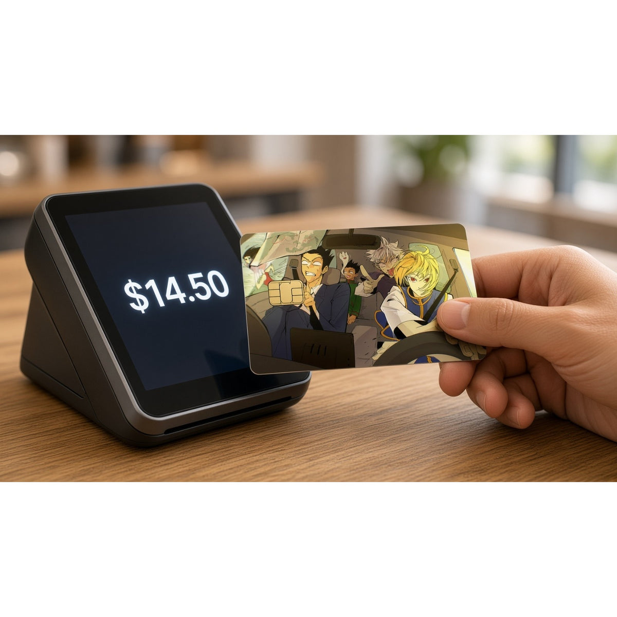 Kurapika & the Hunter Crew's Chaotic Commute HunterXHunter Credit Card Skin