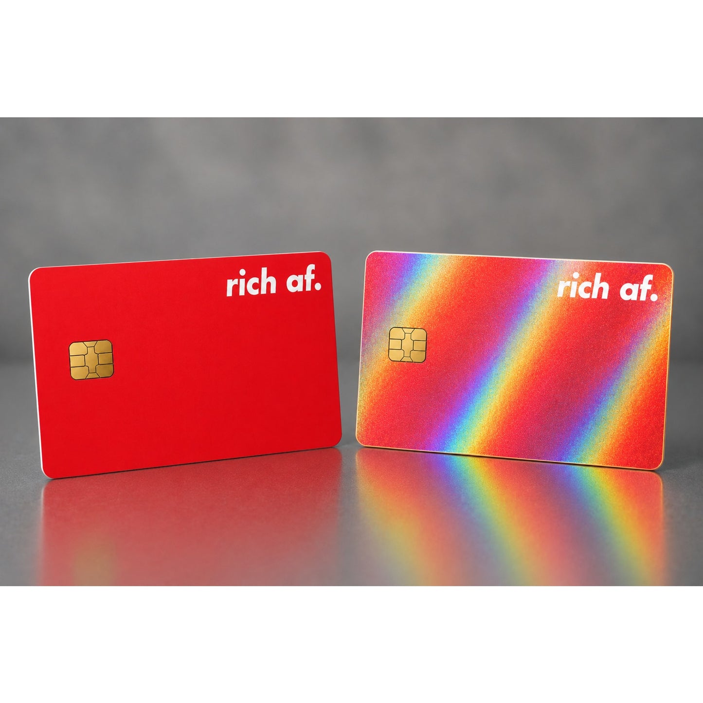 Rich AF Red Credit Card Skin Funny Debit Card Vinyl Sticker