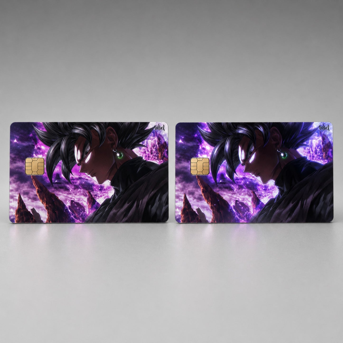Saiyan Black Silent Ruin Debit Card Credit Card Skin