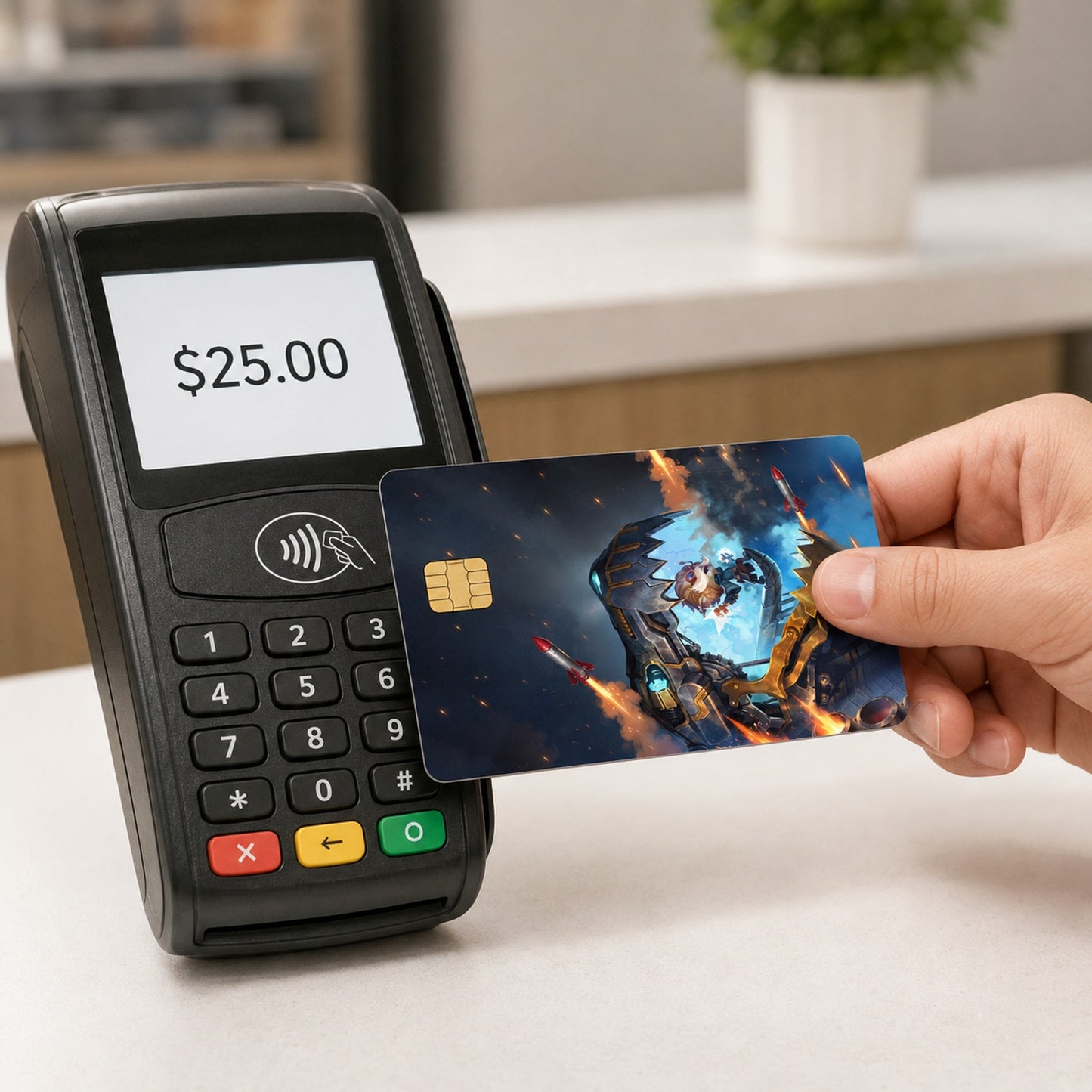 Heimerdinger As Arsenal of Progress League of Legends Credit Card Skin