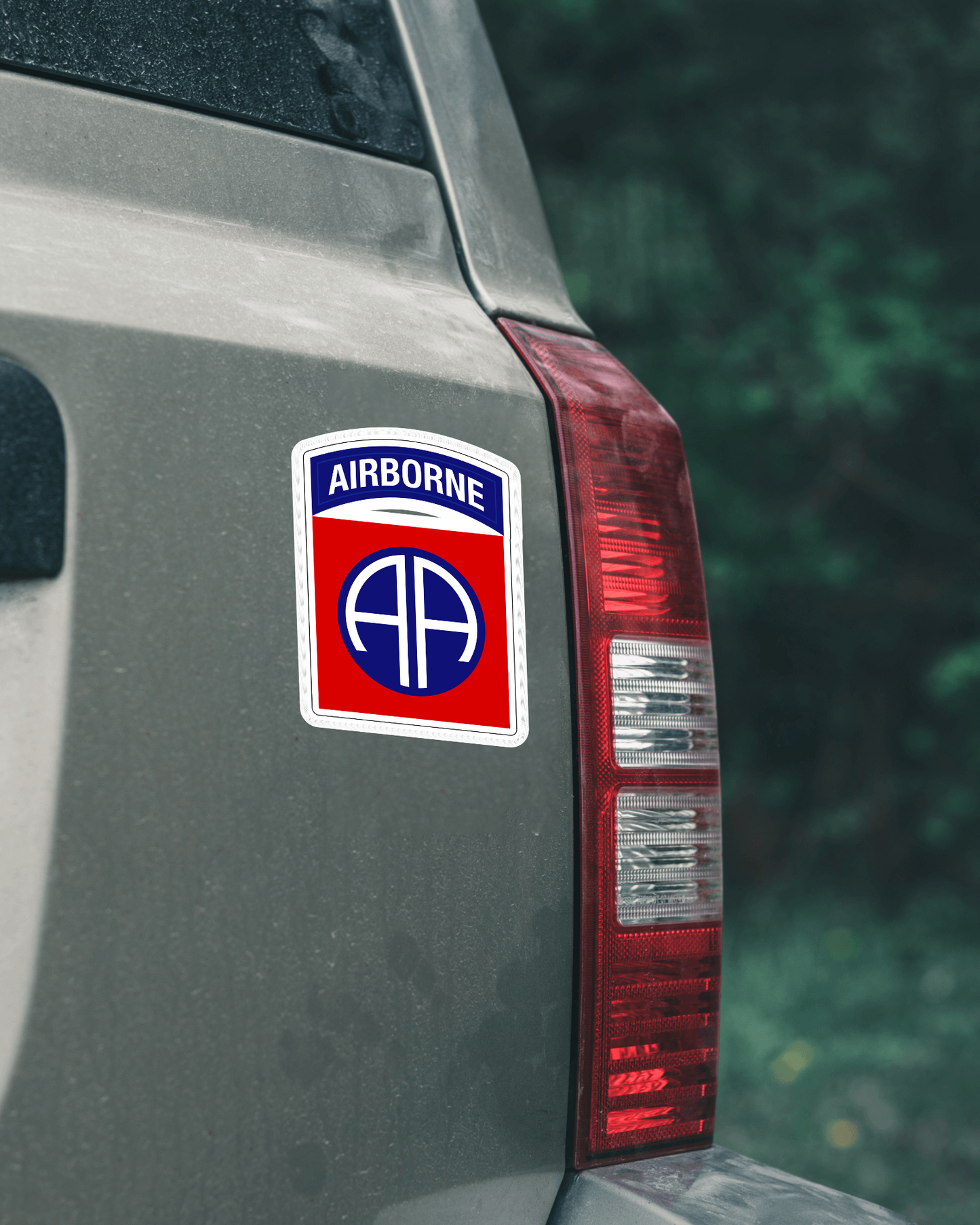 82nd Airborne Division Patch All American U.S. Army Military vinyl decal for car, truck, window or laptop