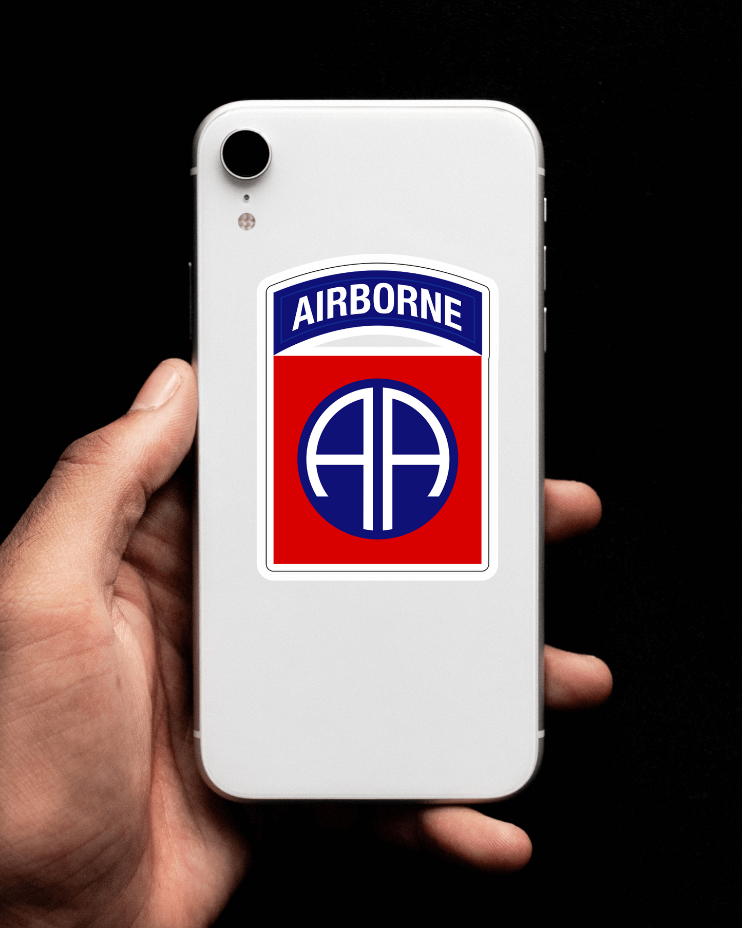 82nd Airborne Division Patch All American U.S. Army Military vinyl decal for car, truck, window or laptop