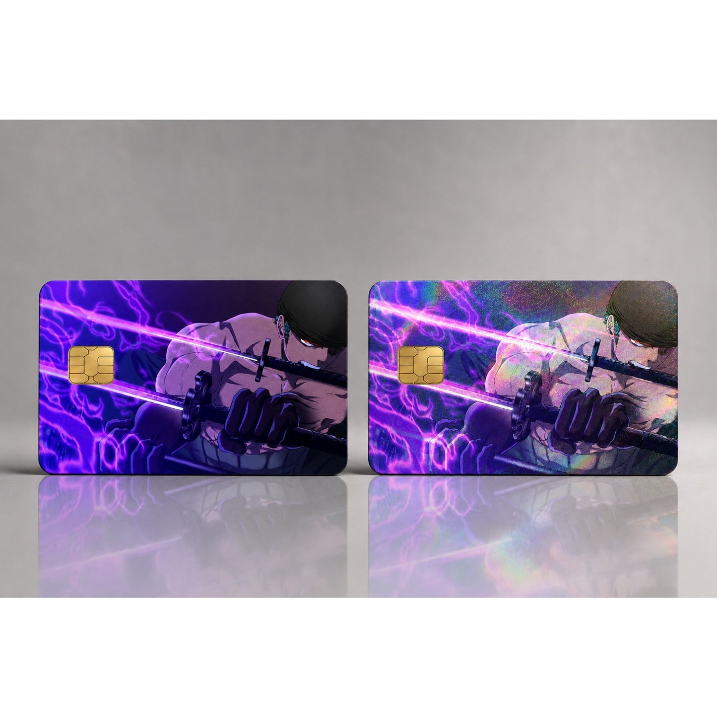 One Piece Zoro Purple 3-Sword Stance Debit Card Credit Card Skin