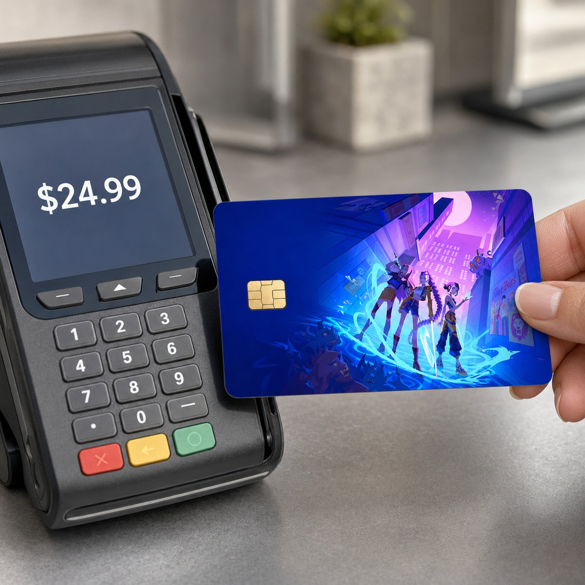 HUNTRX's All-Out Alleyway Attack Debit Card Credit Card Skin