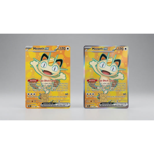 Meowth ex Orange Pokémon TC Debit Card Credit Card Skin Vinyl Sticker