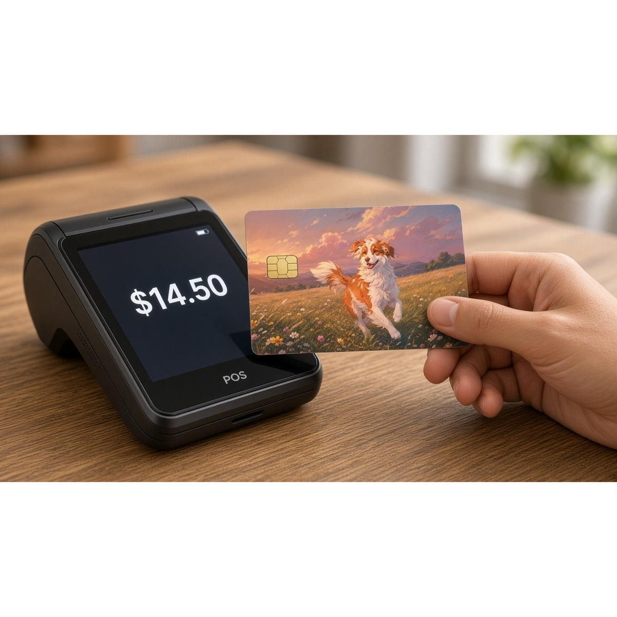 Dog Meadow Sprint Puppy Debit Card Credit Card Skin Vinyl Sticker