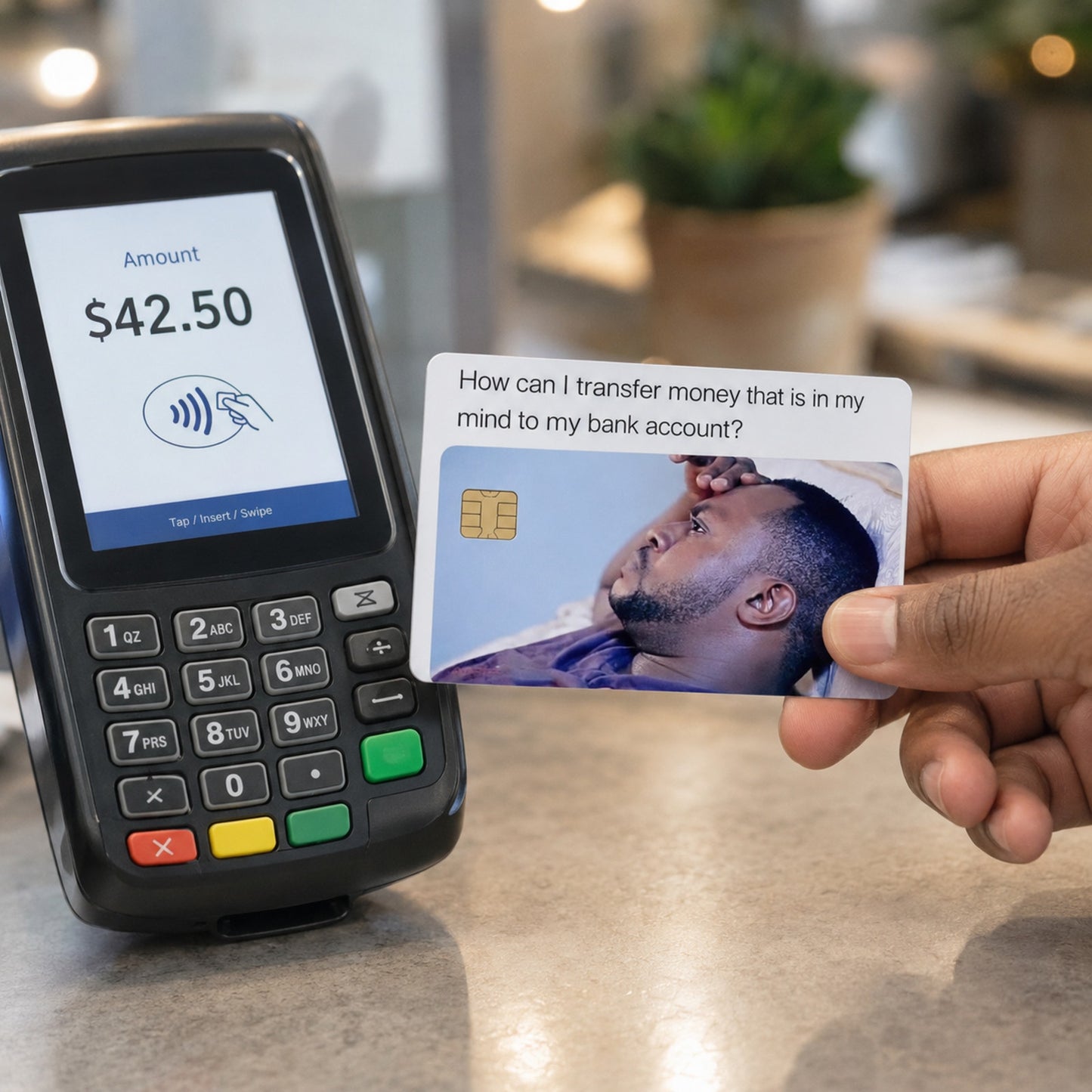 Funny Manifestation Breakdown Money Meme Debit Card Credit Card Skin