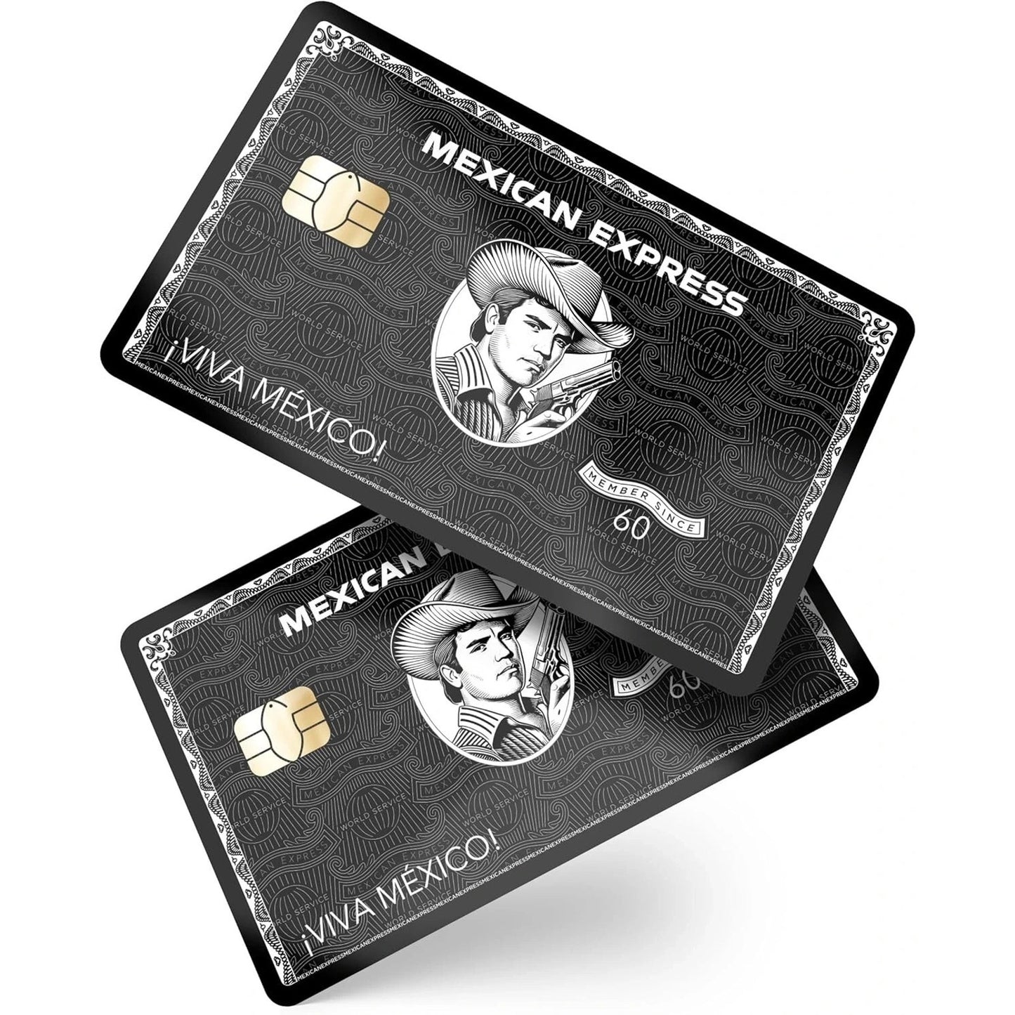 Mexican Express Chalino Credit Card Skin - Debit Card Sticker Decal Cover