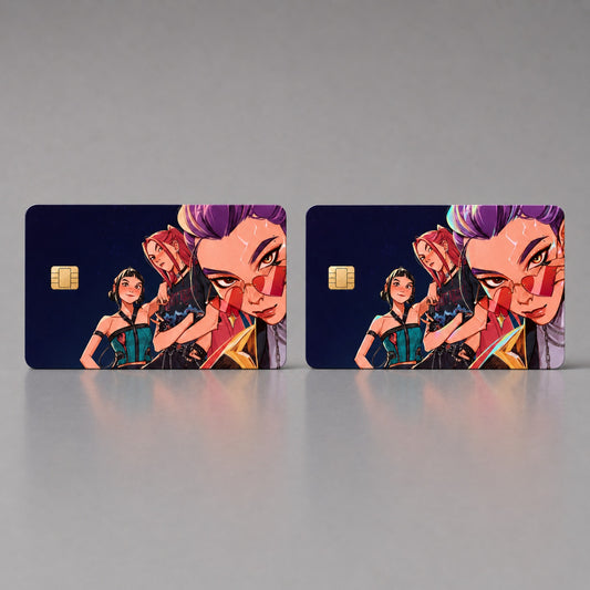 HUNTRX Group Selfie Credit Card Skin – Backstage Style