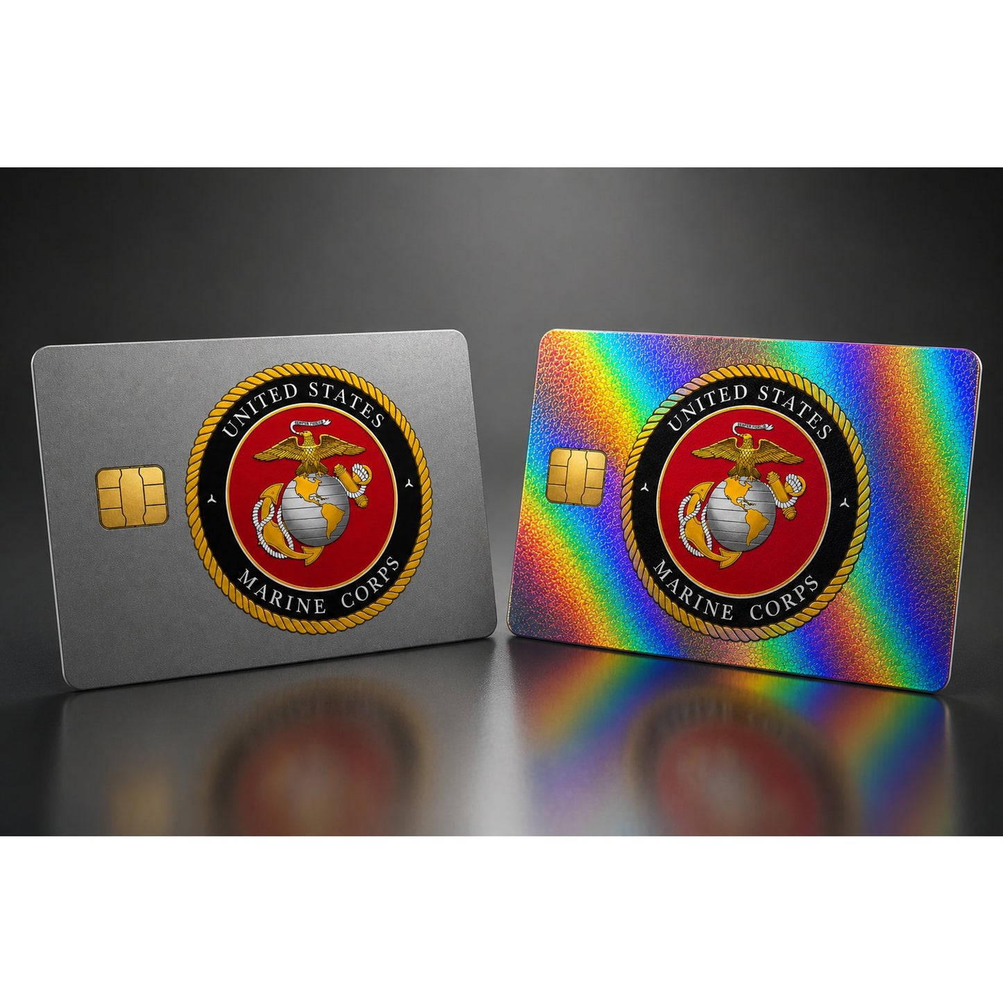 USMC Eagle Globe & Anchor Marine Corps EGA Emblem Card Credit Card Skin Sticker