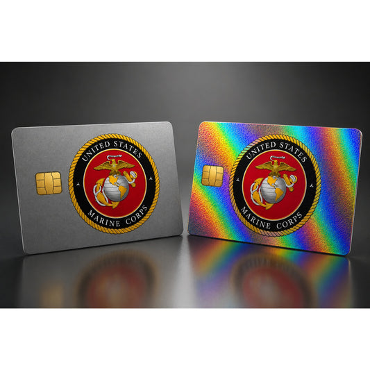 USMC Eagle Globe & Anchor Marine Corps EGA Emblem Card Credit Card Skin Sticker