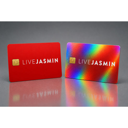 LiveJasmin Credit Card Skin Funny Streaming Debit Vinyl Sticker