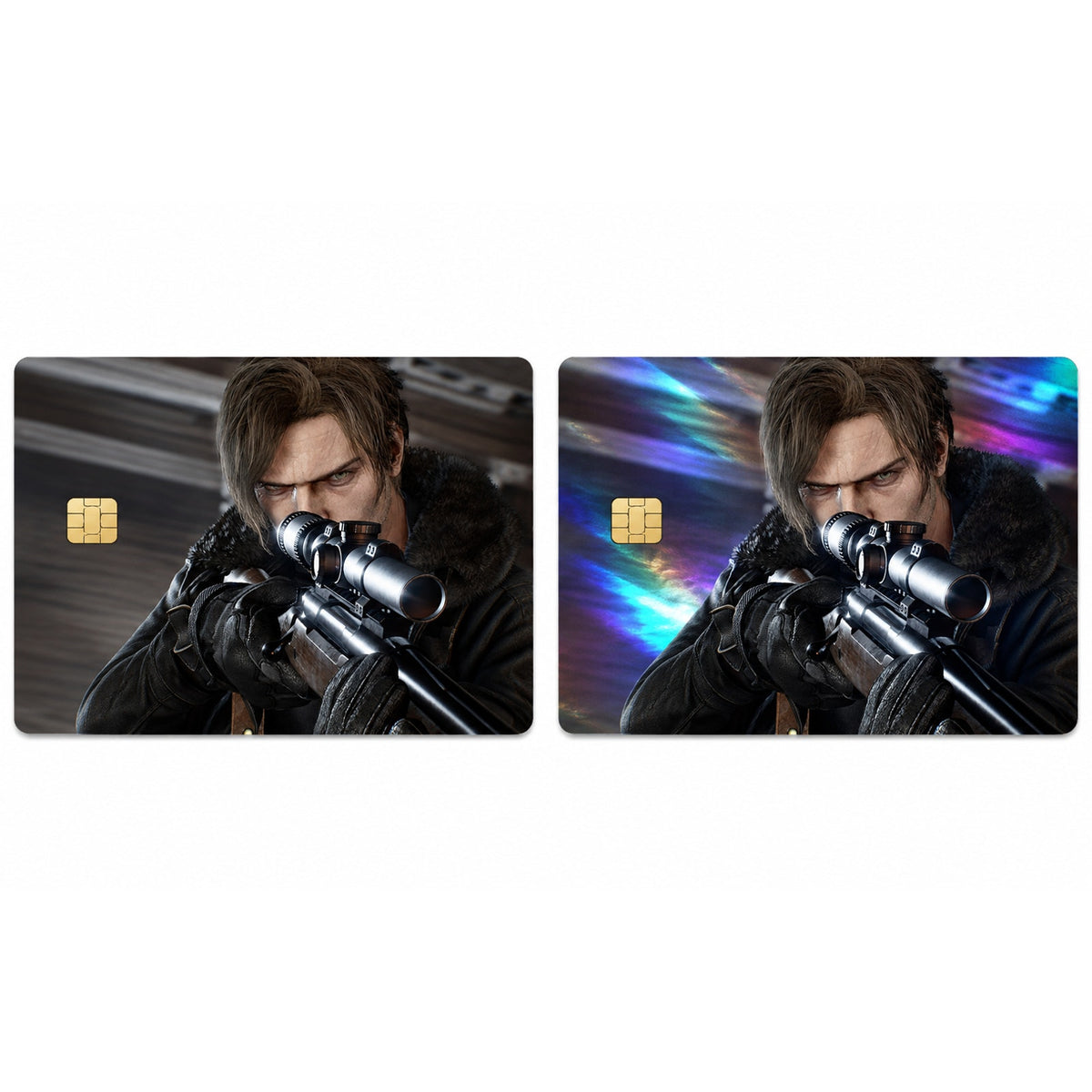 Leon Locked in the Scope Resident Evil Requiem Debit Card Credit Card Skin