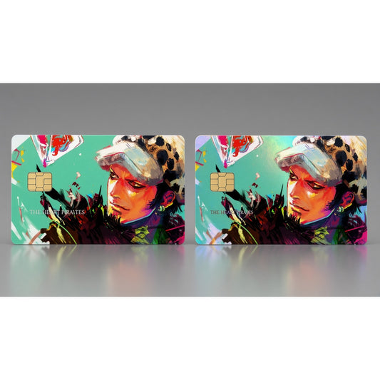 Trafalgar's Neon Gaze One Piece Debit Card Credit Card Skin