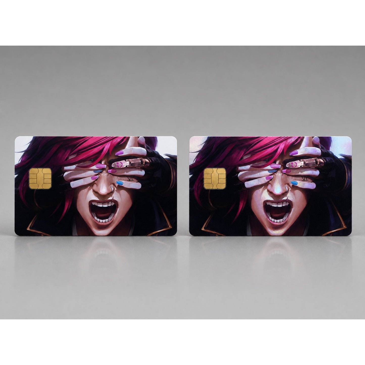 Vi's Helpless Anguish League of Legends Debit Card Credit Card Skin