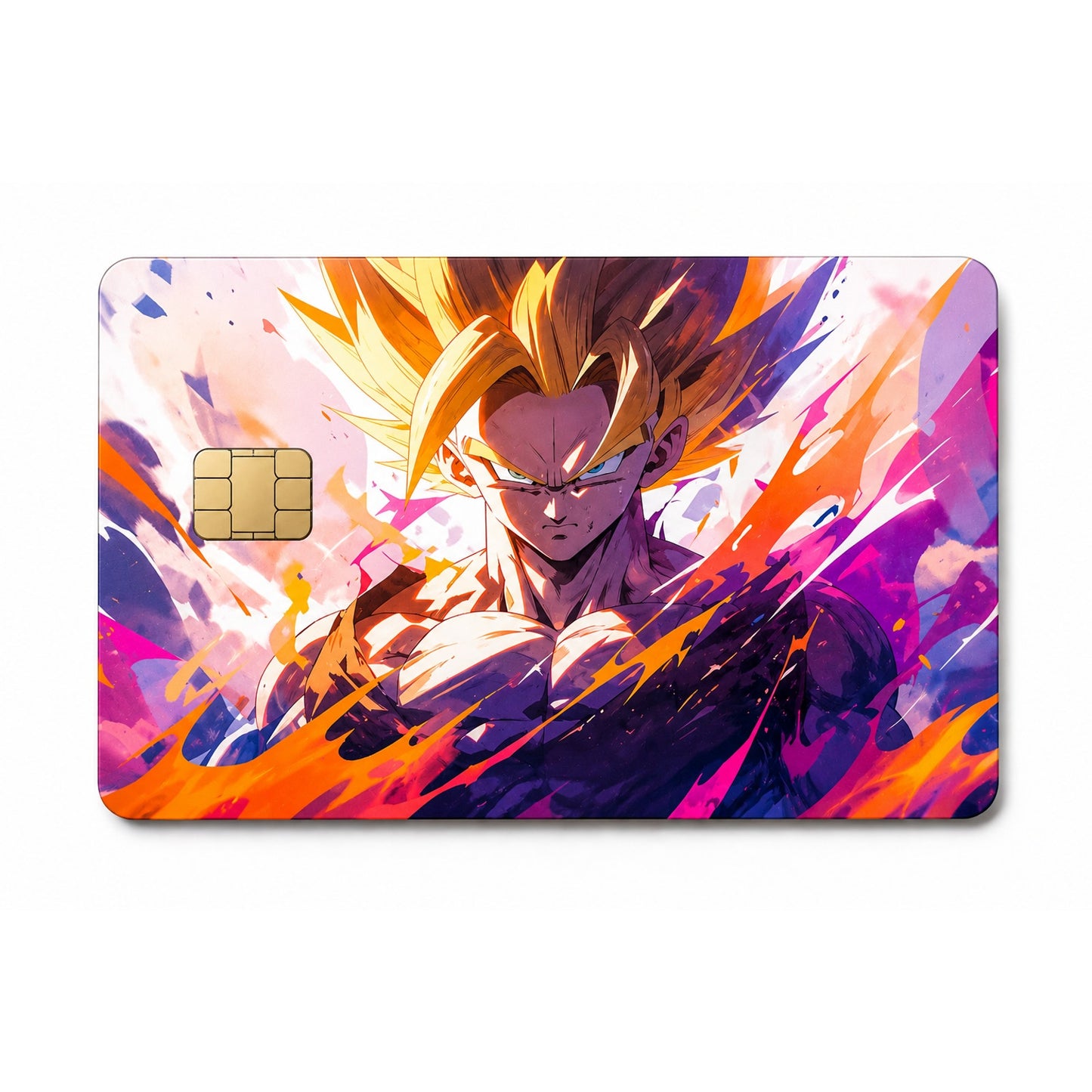 Dragonball Z Son Goku Holographic Credit Card Sticker Skin Free Shipping