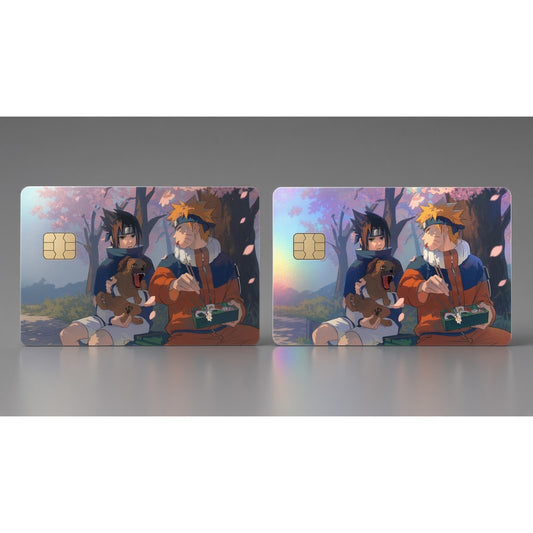 Naruto & Sasuke Springtime Bento Credit & Debit Card Skin