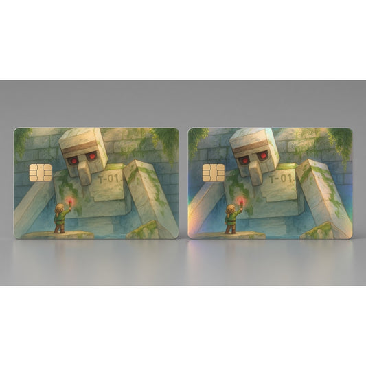 Minecraft Iron Golem Ancient Awakening Credit Card Skin